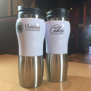 Travel Tumbler for sale Habitue Coffehouse in LeMars, Iowa